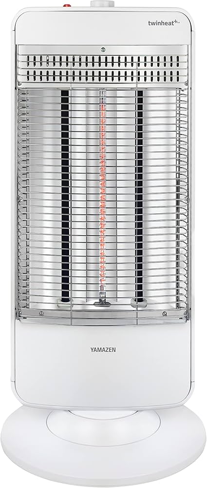 Amazon | [山善] 速暖カーボンヒーター+遠赤外線シーズヒーター搭載