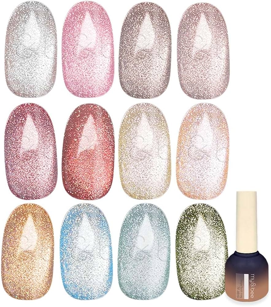 Amazon.co.jp: my&bee マイビー つやフラッシュマグ 全12色 8ml ジェル