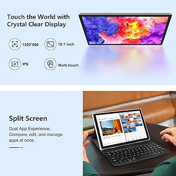 Amazon.com : ATMPC Tablet, 10 Inch Android 14 Tablets 12GB (4+8