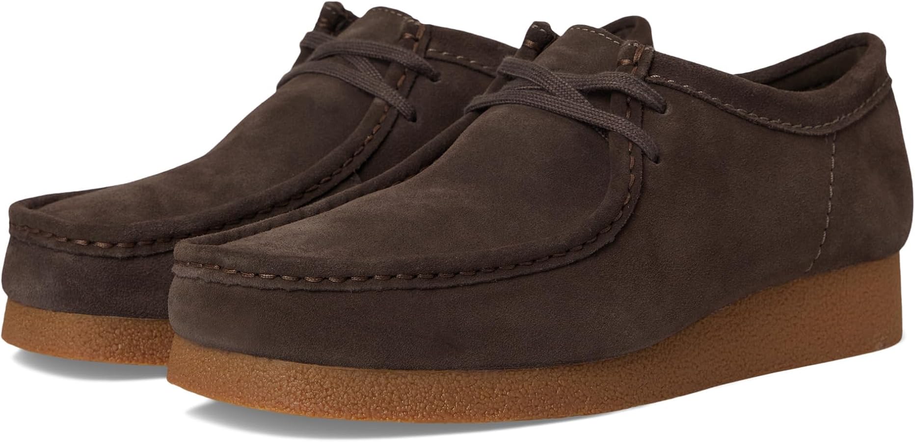 Amazon.com | Clarks Men's Wallabee EVO Dark Brown Suede 7 Medium
