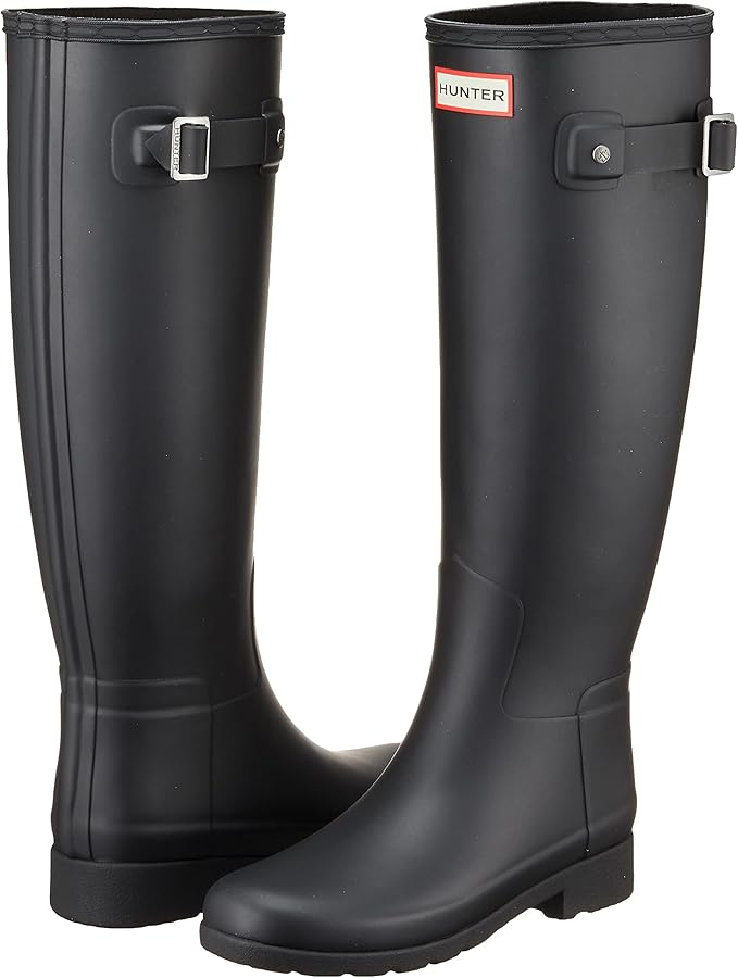 Amazon | [ハンター] レインブーツ 【レディース】 リファインドトール