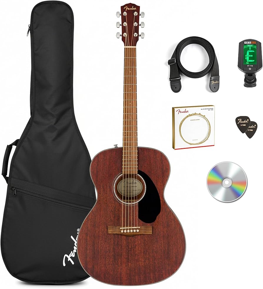 Amazon.com: Fender CC-60S Solid Top Concert Size Acoustic Guitar