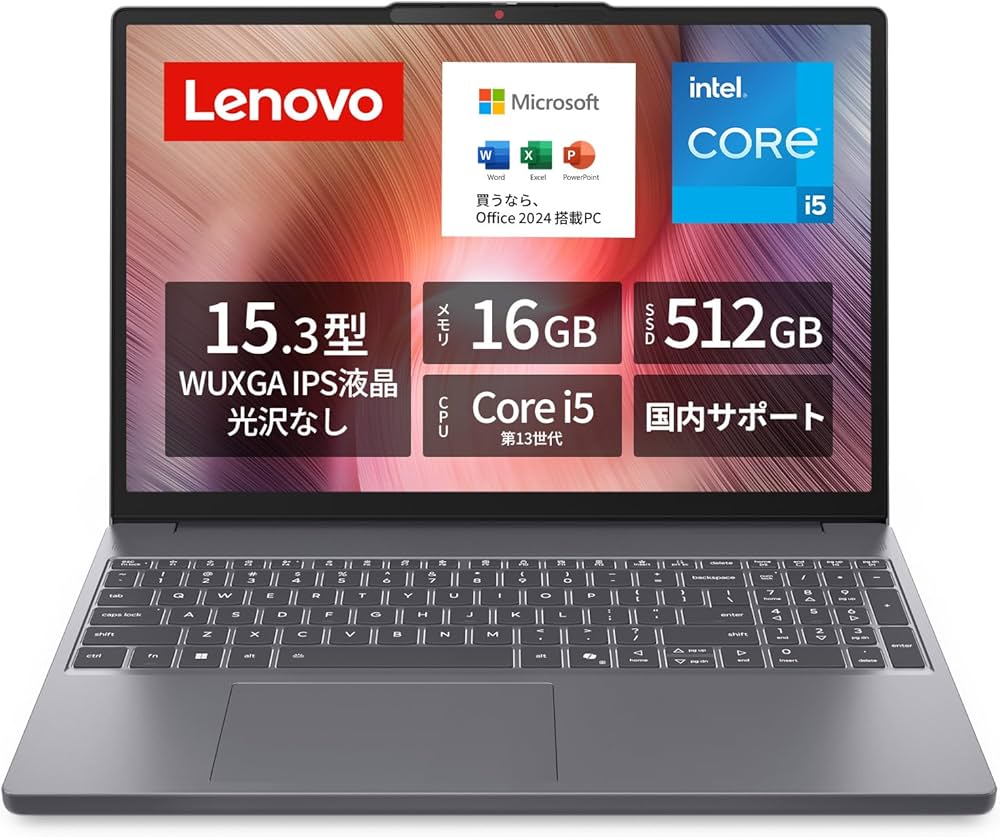 Amazon.co.jp: Lenovo ノートパソコン パソコン IdeaPad Slim 3 15.3