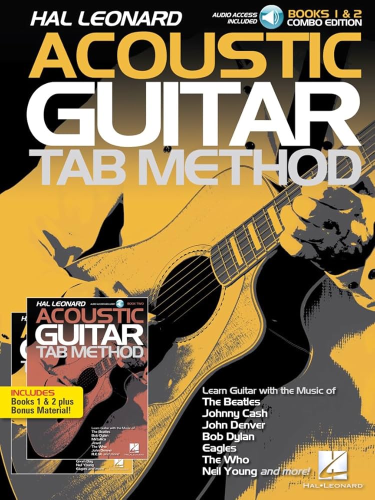 Amazon.com: Hal Leonard Acoustic Guitar Tab Method - Combo Edition
