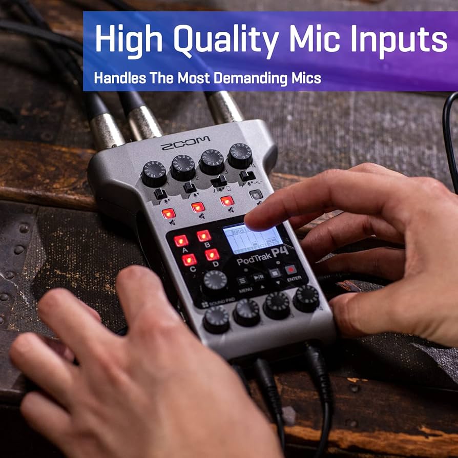 Amazon.co.jp: Zoom PodTrak P4 ポッドキャストレコーダー バッテリー