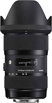 Amazon.com : Sigma 18-35mm F1.8 Art DC HSM Lens for Sony : Camera