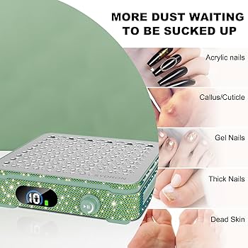 Amazon.com: Nail Dust Collector | 1000PA Gel Nail Dust Collector