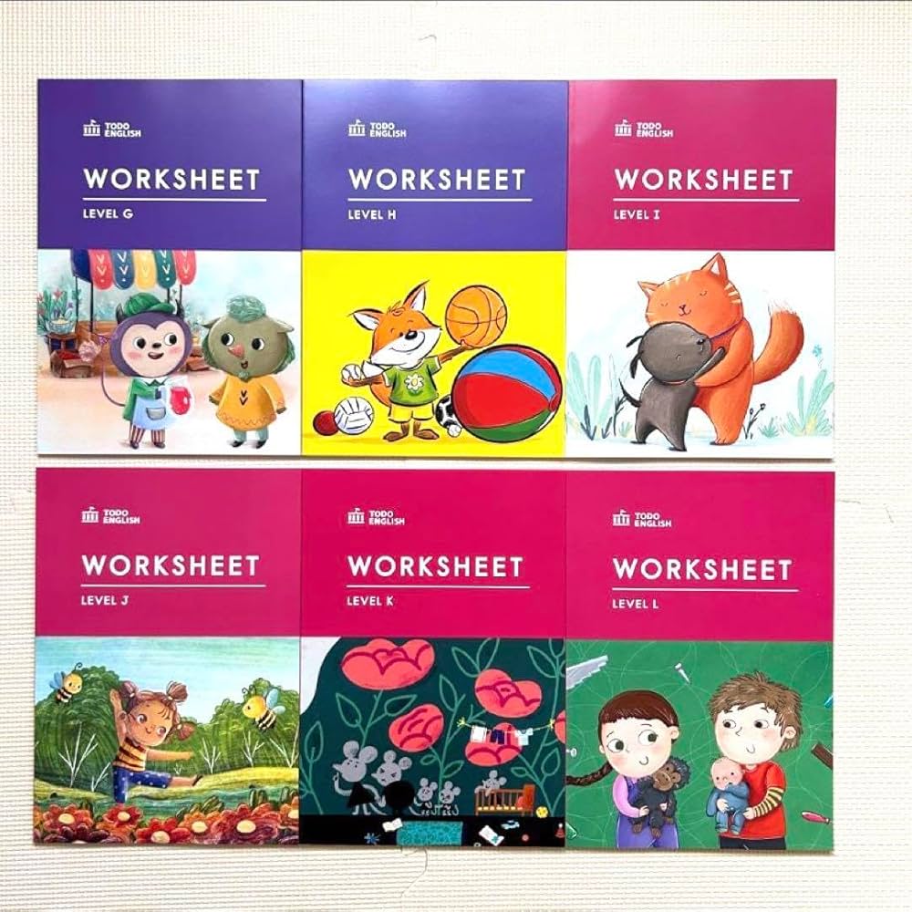 Amazon.co.jp: トド英語 ワークシート 6冊 G ～L : 文房具・オフィス用品