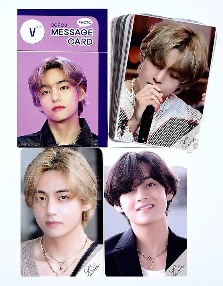 Amazon.co.jp: V テテ グッズ フォトメッセージカード （ブックマーク