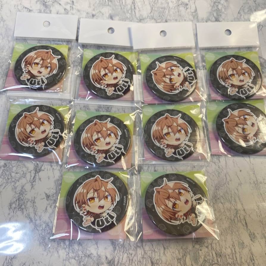 Amazon.co.jp: カラフルピーチ 缶バッジ うり からぴち 2023年 セット