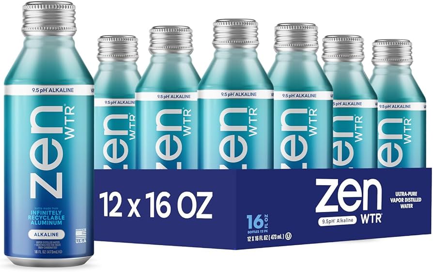Amazon.com: ZenWTR Ultra-Pure, Vapor Distilled Water, 16 OZ (Pack