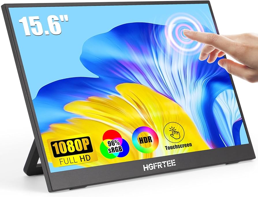 Amazon.com: HGFRTEE Portable Monitor Touchscreen 15.6