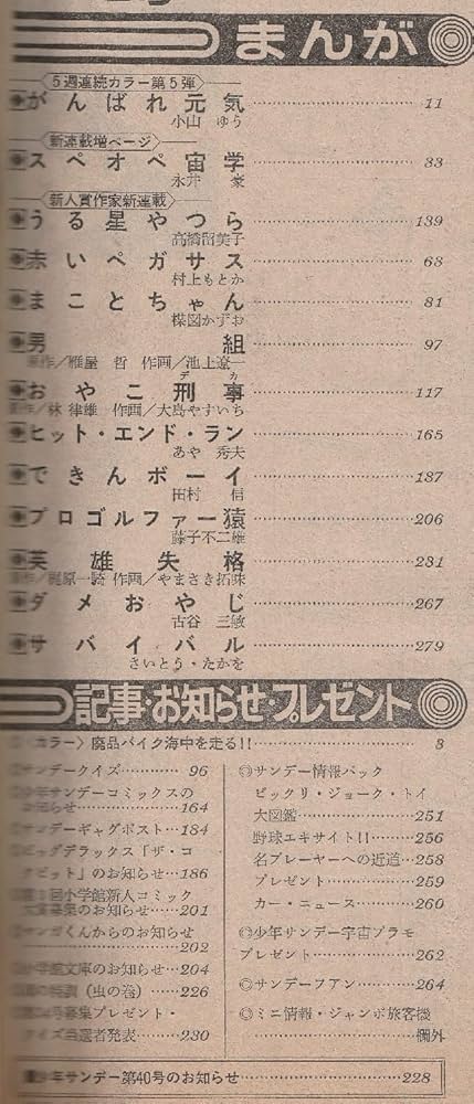 Amazon.co.jp: 週刊少年サンデー 1978年9月24日 No.39 (通巻1055号