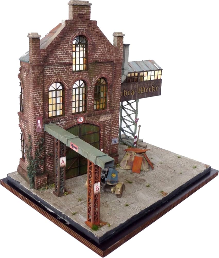 Amazon | RTディオラマ 1/35 ディオラマベース ゴータ工場 ジオラマ