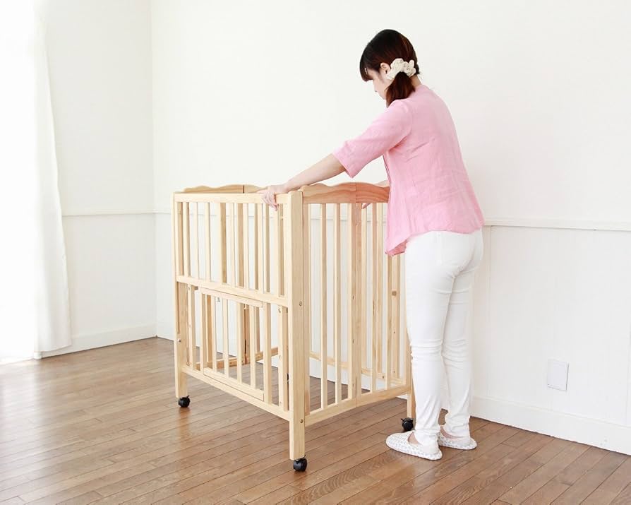 Amazon.co.jp: 大和屋 「 パタン 」 折りたたみミニベビーベッド