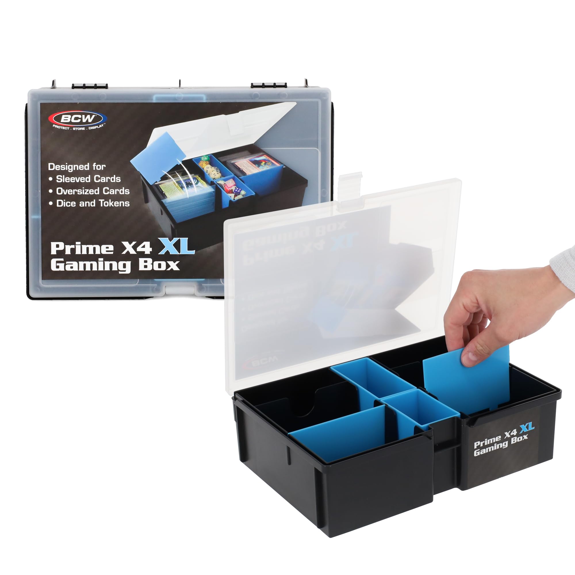 Amazon.com: BCW Prime X4 XL Gaming Box | Playing Card Storage Box