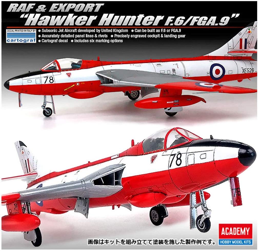 Amazon | アカデミー 1/48 ホーカーハンター F.6/FGA.9 スペシャル