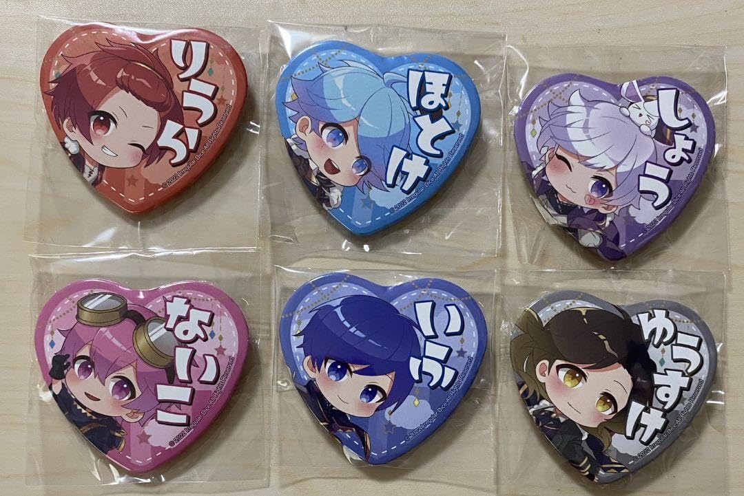 Amazon | いれいす ファミマ ランダム缶バッジ第2弾ハート缶デフォ