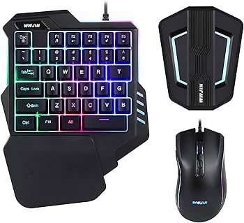 Amazon.co.jp: WWJINT10片手キーボードとマウスセットSwitch/PS4/PS3