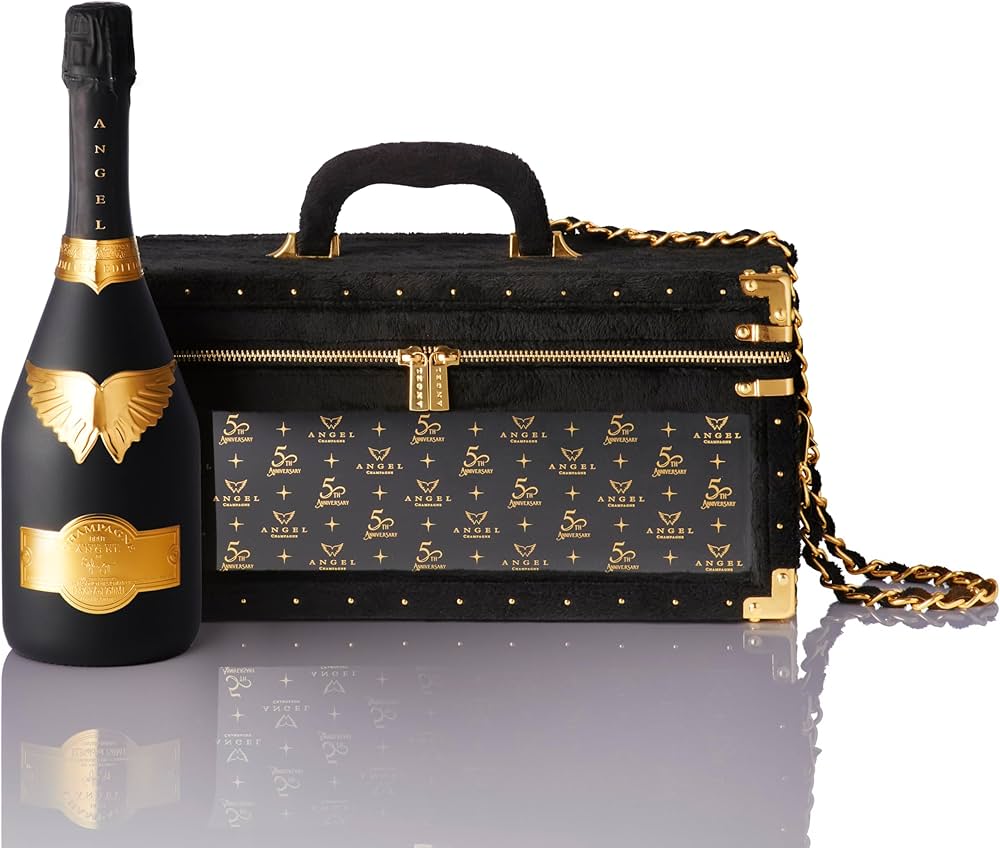 Amazon.co.jp: ANGEL CHAMPAGNE NV Brut Black 5th Anniversary in