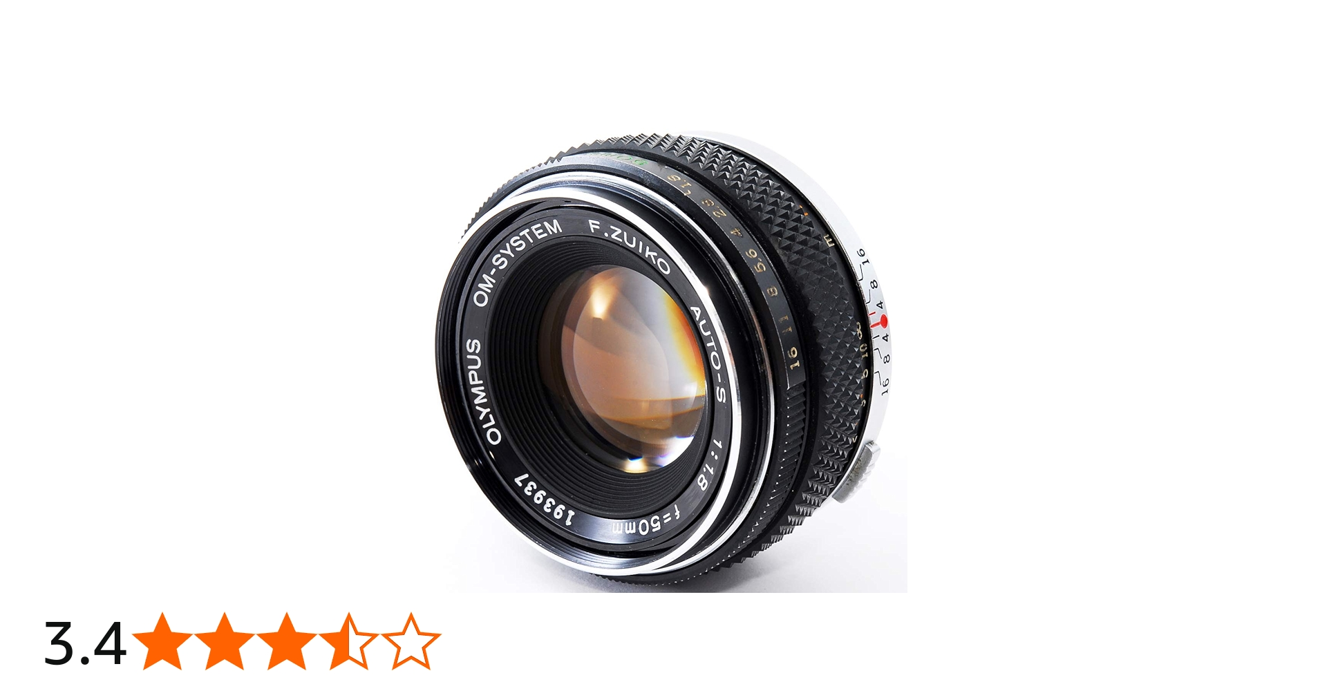 Amazon.co.jp: Olympus OM-SYSTEM F.Zuiko Auto-S 50mm f1.8 1:1.8