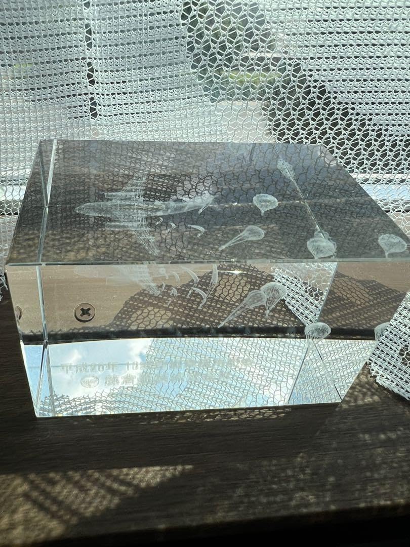 Amazon.co.jp: 平成25年13式空挺傘採用記念 ガラス細工 藤倉航装株式