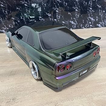 Amazon.co.jp: タミヤ 日産 スカイラインgt-r r34 1/10 ラジコンボディ