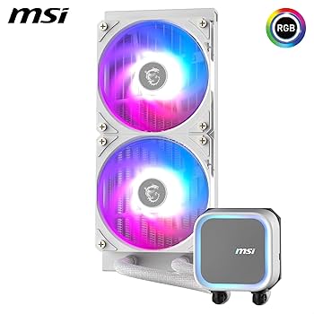 Amazon | MSI MAG CORELIQUID A13 240 WHITE 簡易水冷CPUクーラー