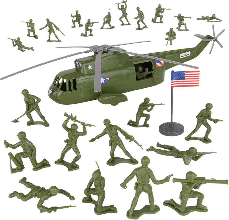 Amazon.co.jp: TimMee プラスチックアーミーメンズヘリコプタープレイ