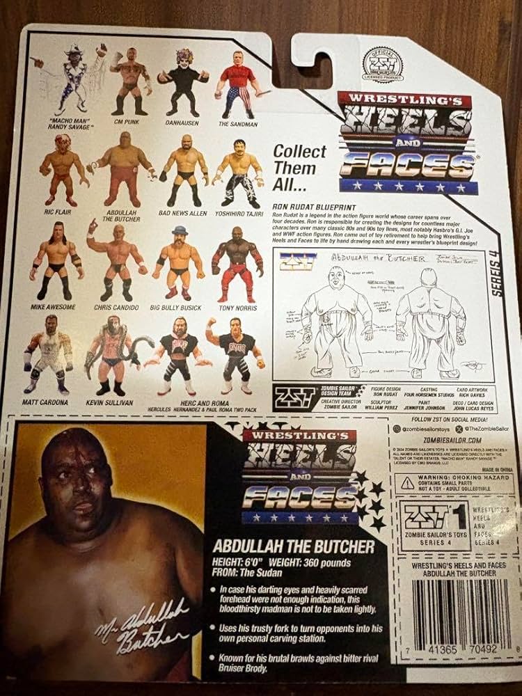 ハズブロ風 アブドーラザブッチャー 全日本プロレス 新日本プロレス 未