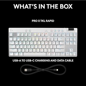 Amazon.com: Logitech G PRO X TKL Rapid Tenkeyless Wired Gaming