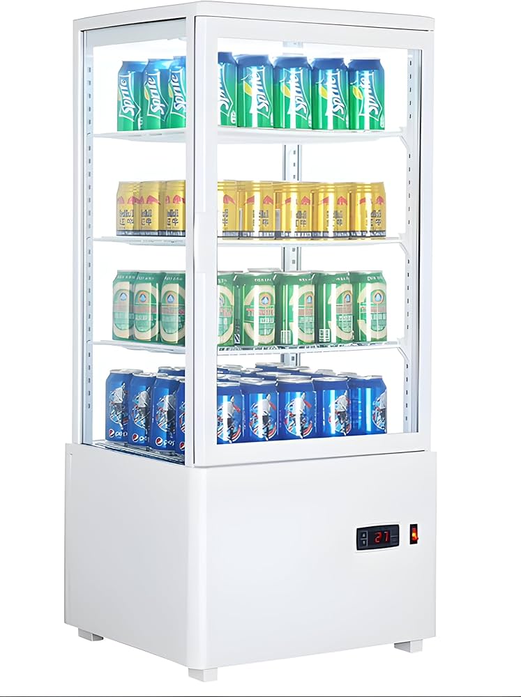 Amazon | 18Depot 冷蔵ショーケース 78L コンパクト 業務・家庭両用