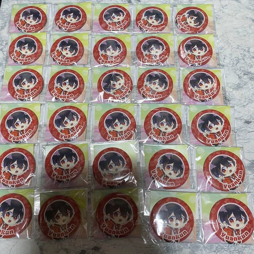 Amazon.co.jp: カラフルピーチ 缶バッジ ゆあんくん からぴち 2023年