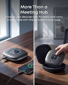 Amazon.com: Anker PowerConf Speakerphone, Zoom Certified