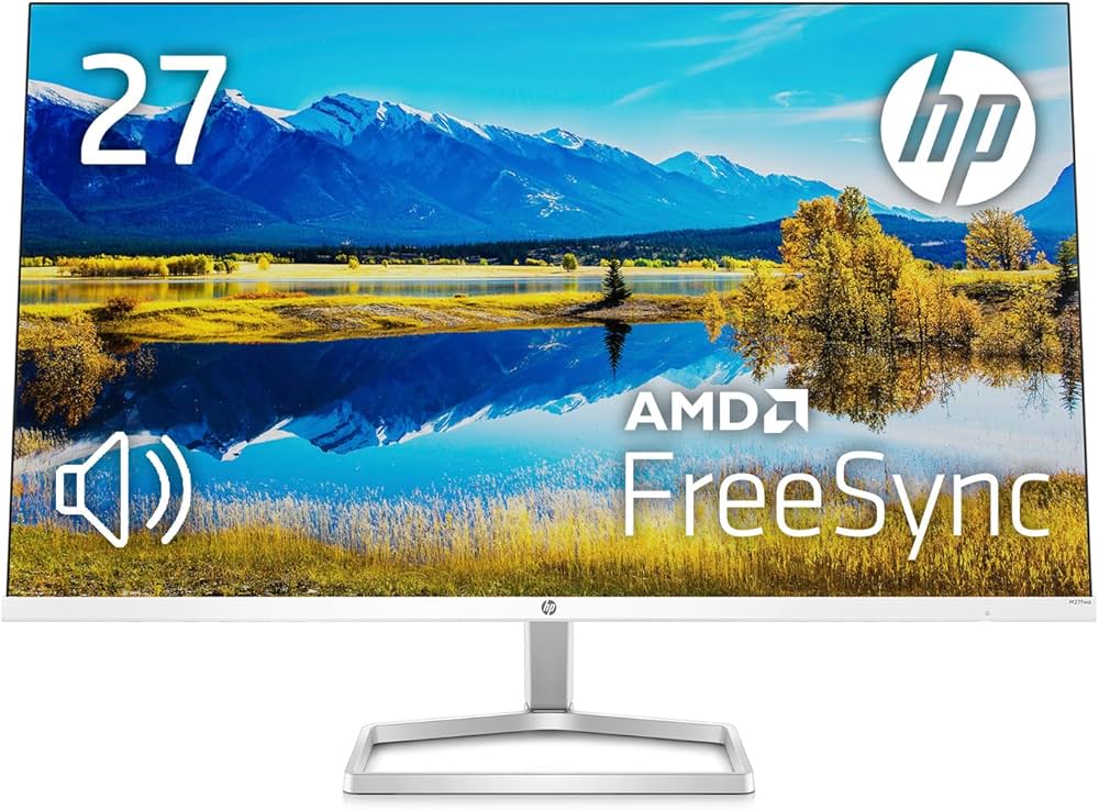 Amazon.co.jp: HP モニター M27fwa 27インチ スピーカー内蔵 フルHD
