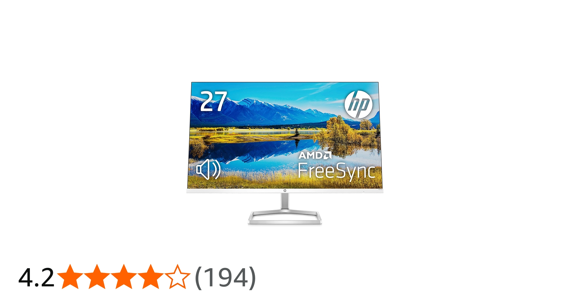 Amazon.co.jp: HP モニター M27fwa 27インチ スピーカー内蔵 フルHD