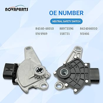 NOVAPARTS Neutral Safety Switch 84540-46010 for 2009-2017 Toyota