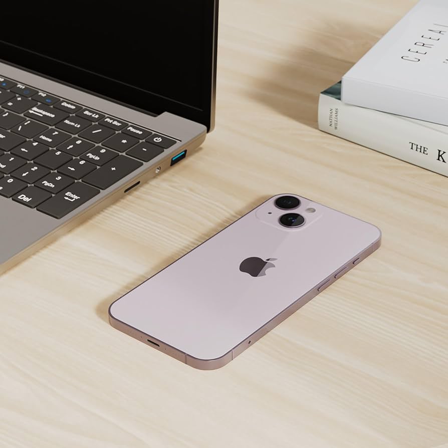 Apple iPhone 14 Plus, 128GB, Purple - Unlocked (Renewed Premium