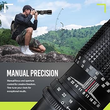 Amazon.co.jp: High-Power 500mm/1000mm f/8 マニュアル望遠レンズ