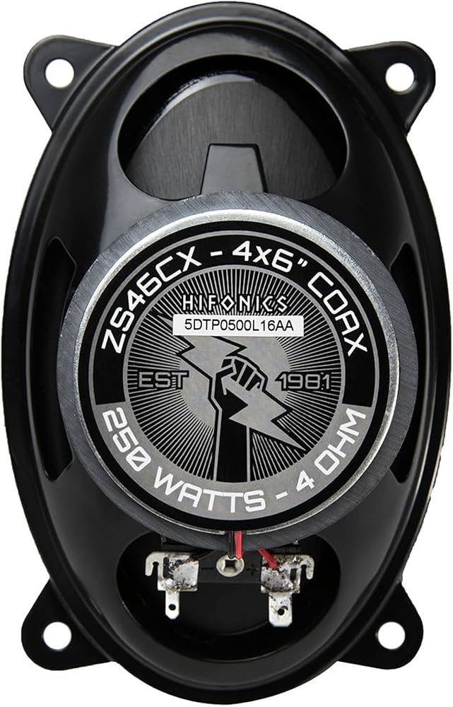 Amazon.com: Hifonics Zeus ZS46CX 4x6 Inch 2 Way 200W Car Audio