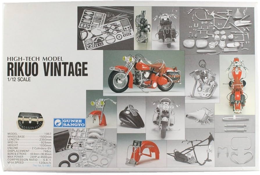 Amazon | グンゼ ハイテックモデル 1/12 陸王ビンテージ | プラモデル 通販