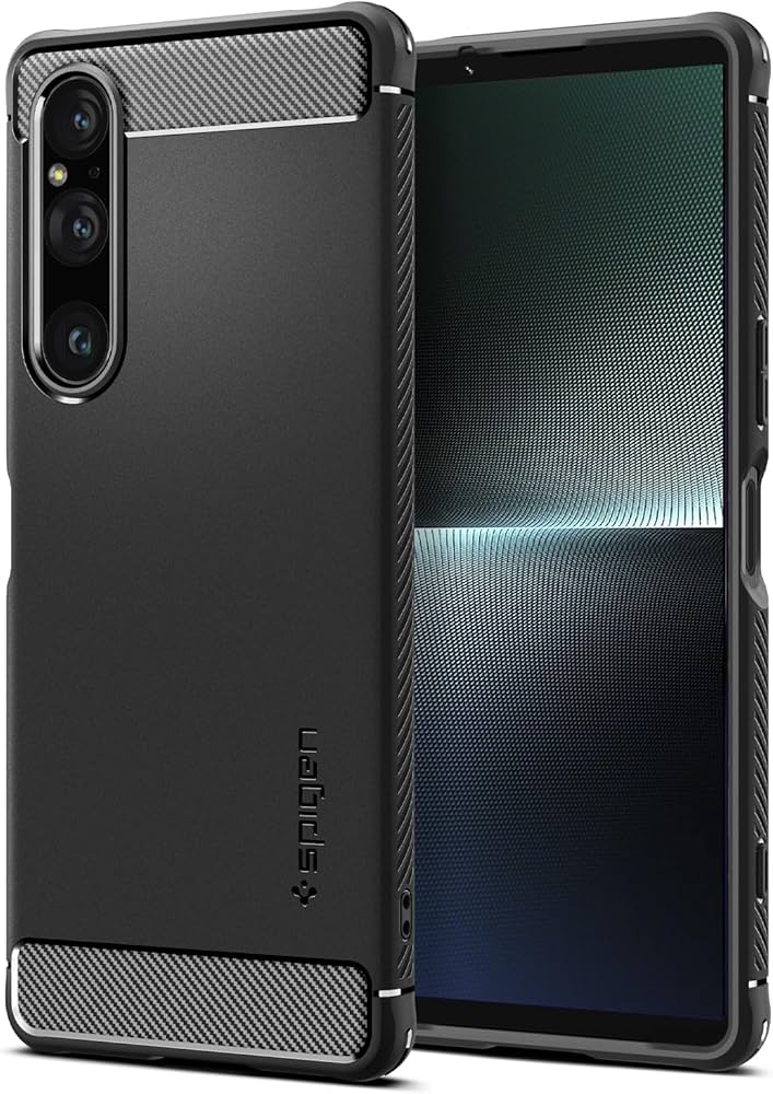 Amazon | Spigen Xperia 1 V ケース TPU [ SO-51D ] ストラップ ソフト