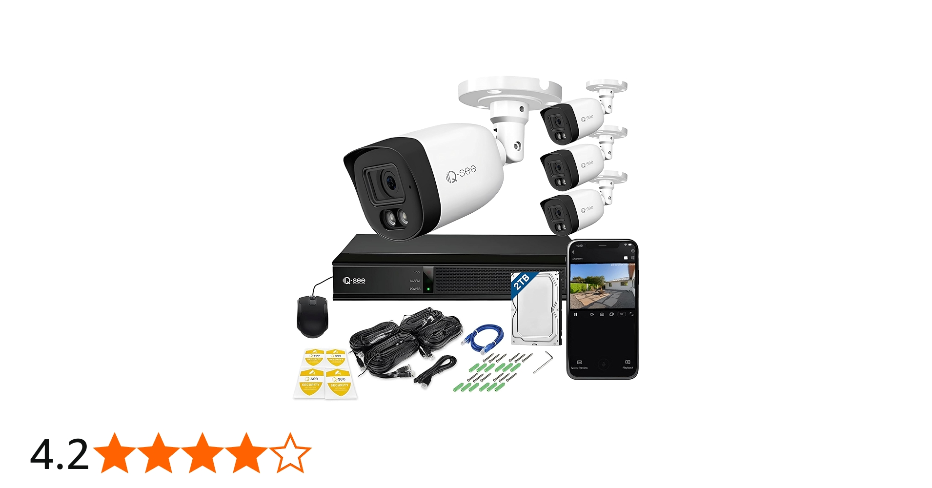 Amazon.co.jp: 日本正規代理店品 Q-see セキュリティカメラ 8ch DVR