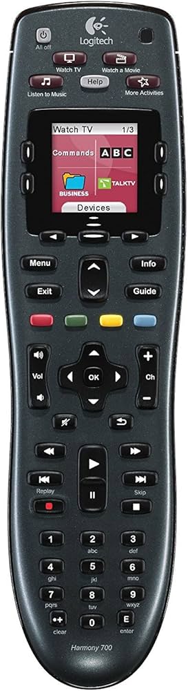 Amazon.com: Logitech Harmony 700 Rechargeable Remote with Color
