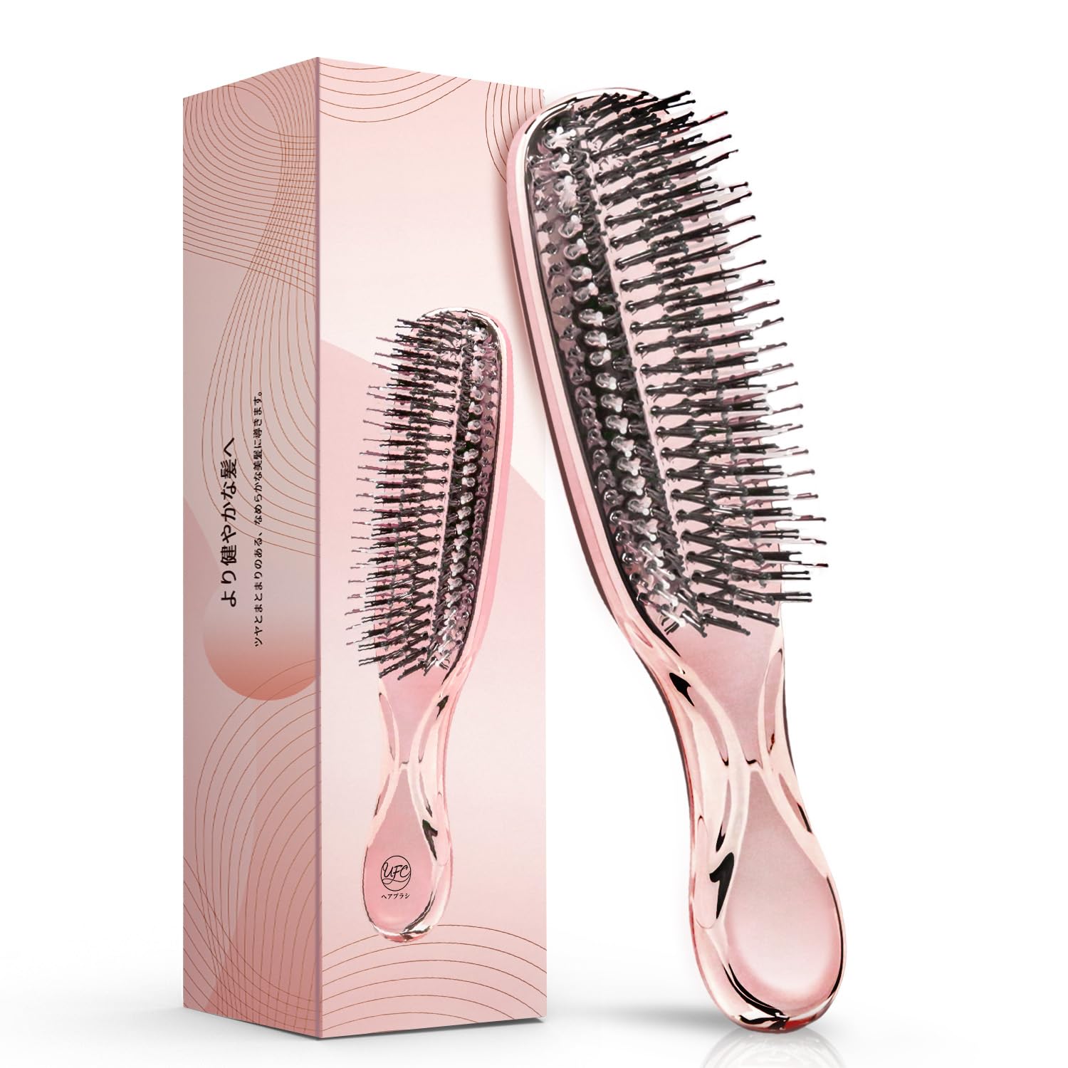 Amazon | 【艶めく髪を育む設計】ヘアブラシ レディース くし ブラシ