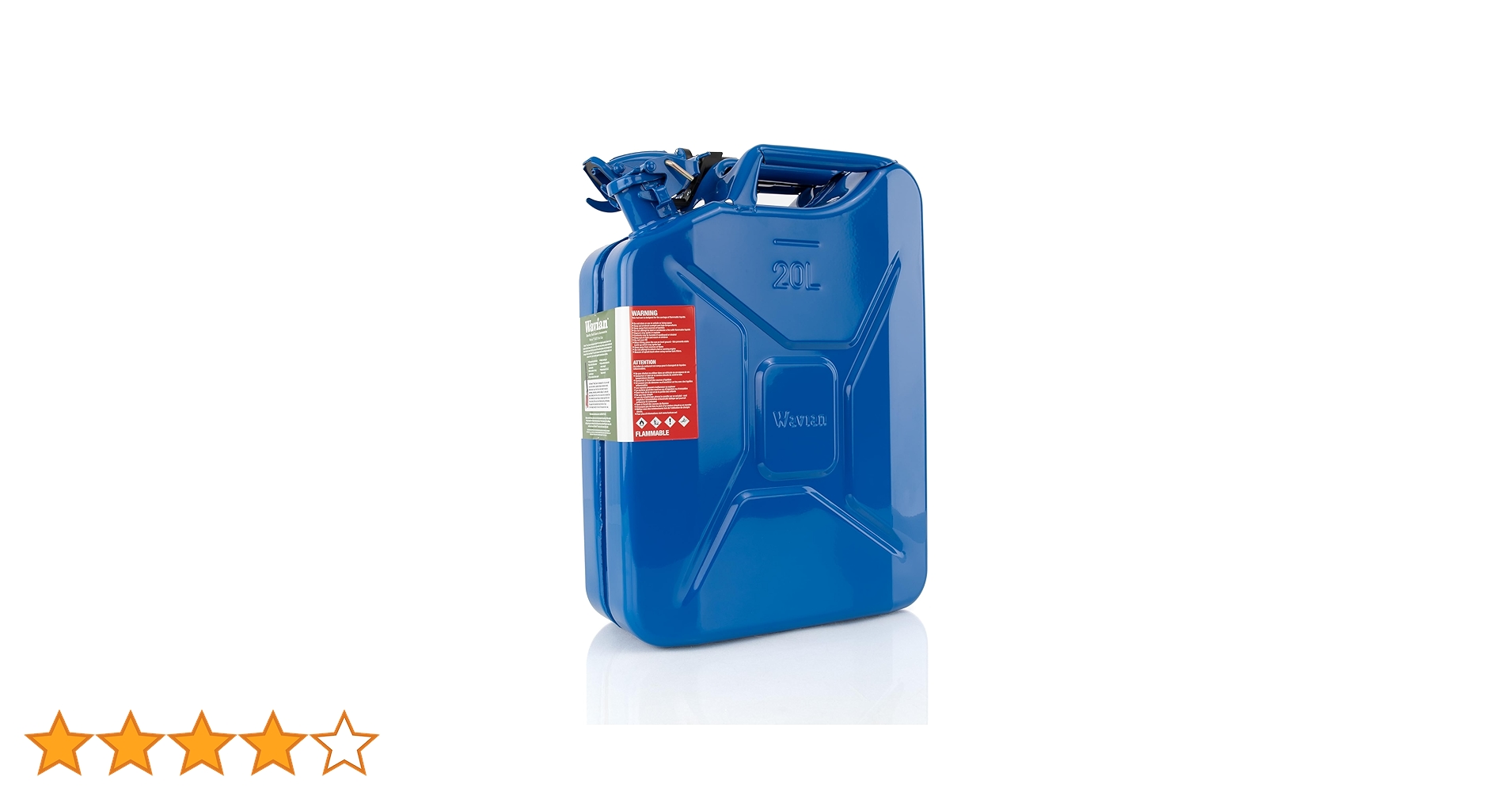 Wavian Jerry Can ガソリン携行缶 灯油缶 20L ブルー Wavian Brand Gas