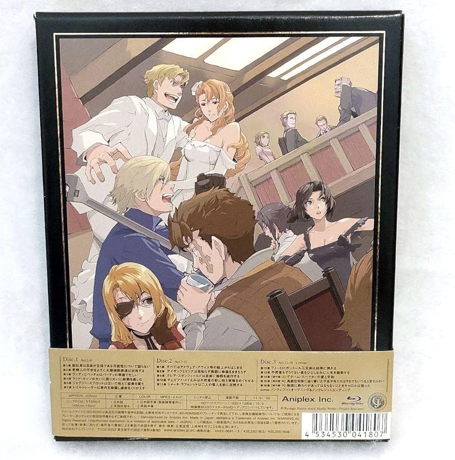 Amazon.co.jp: アニメ バッカーノ! Blu-ray Disc BOX デュラララ