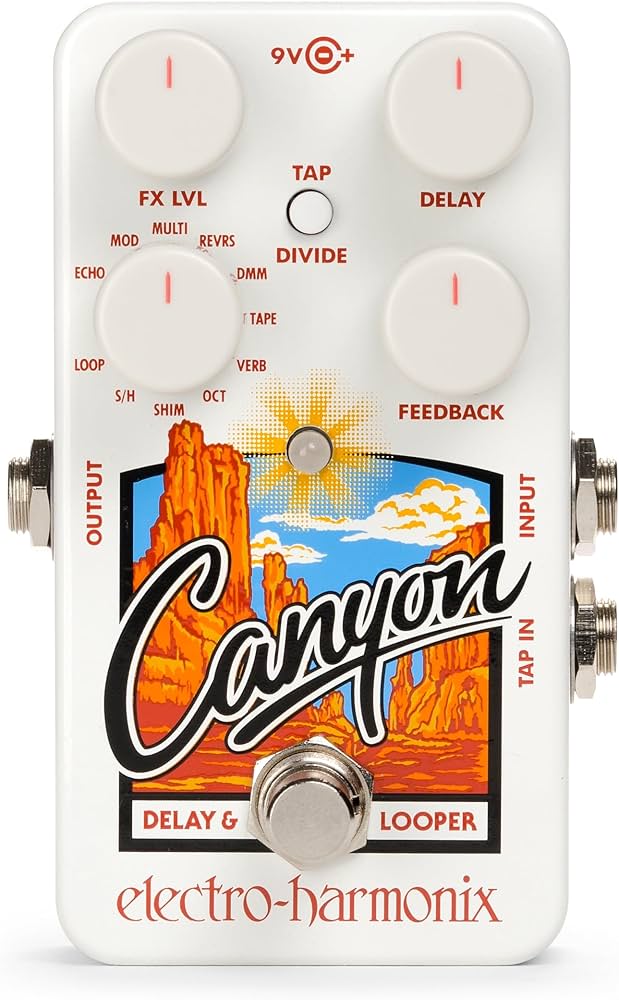Amazon.com: Electro-Harmonix Canyon Delay & Looper Pedal : Musical
