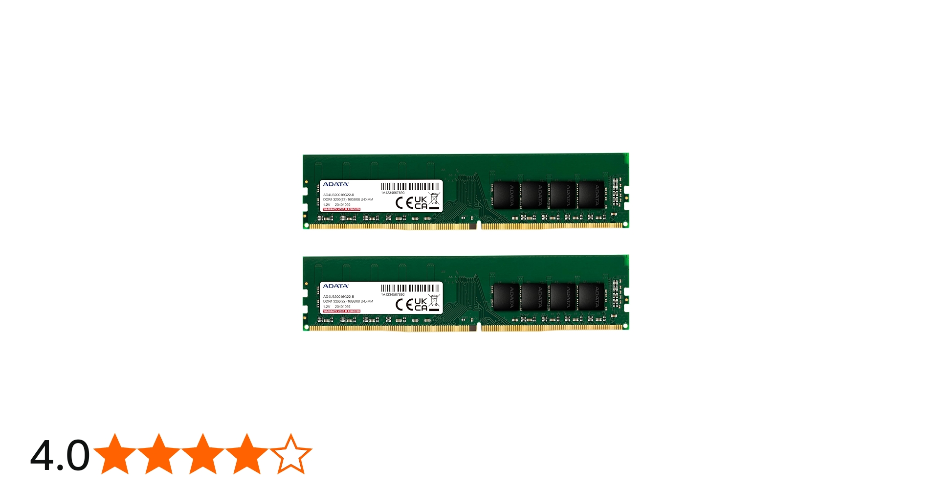 烏*と様 ADATA DDR4-3200 16GB*2枚 デスクトップPC用メモ 烏*と様