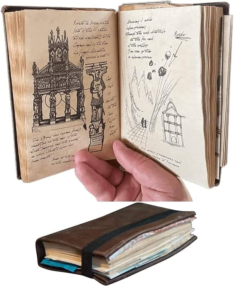 Bisavch Jones Holy Grail Diary, Classic Movie Prop Replica, Jones